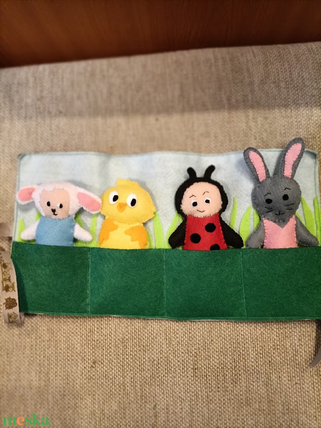 Nyuszi és barátai- filcből - játék & sport - plüssállat & játékfigura - nyuszi - Meska.hu