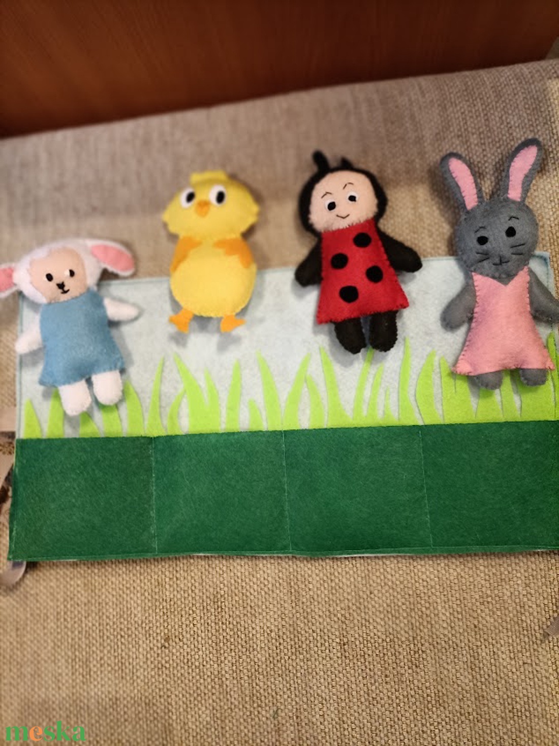 Nyuszi és barátai- filcből - játék & sport - plüssállat & játékfigura - nyuszi - Meska.hu