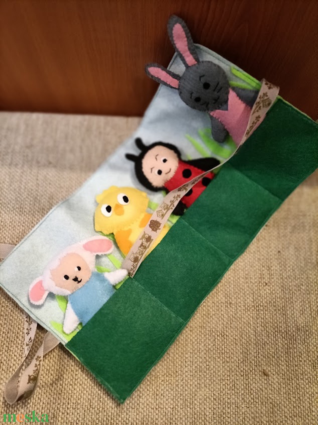 Nyuszi és barátai- filcből - játék & sport - plüssállat & játékfigura - nyuszi - Meska.hu