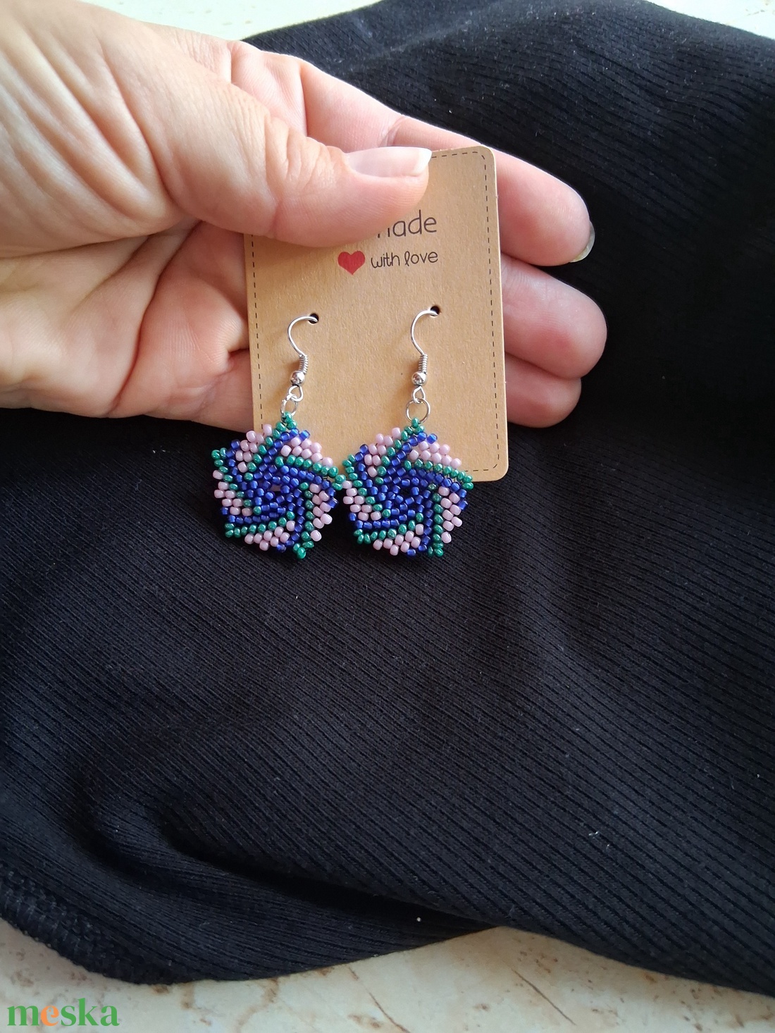 Keleti varázslat fülbevaló - ékszer - fülbevaló - lógó fülbevaló - Meska.hu