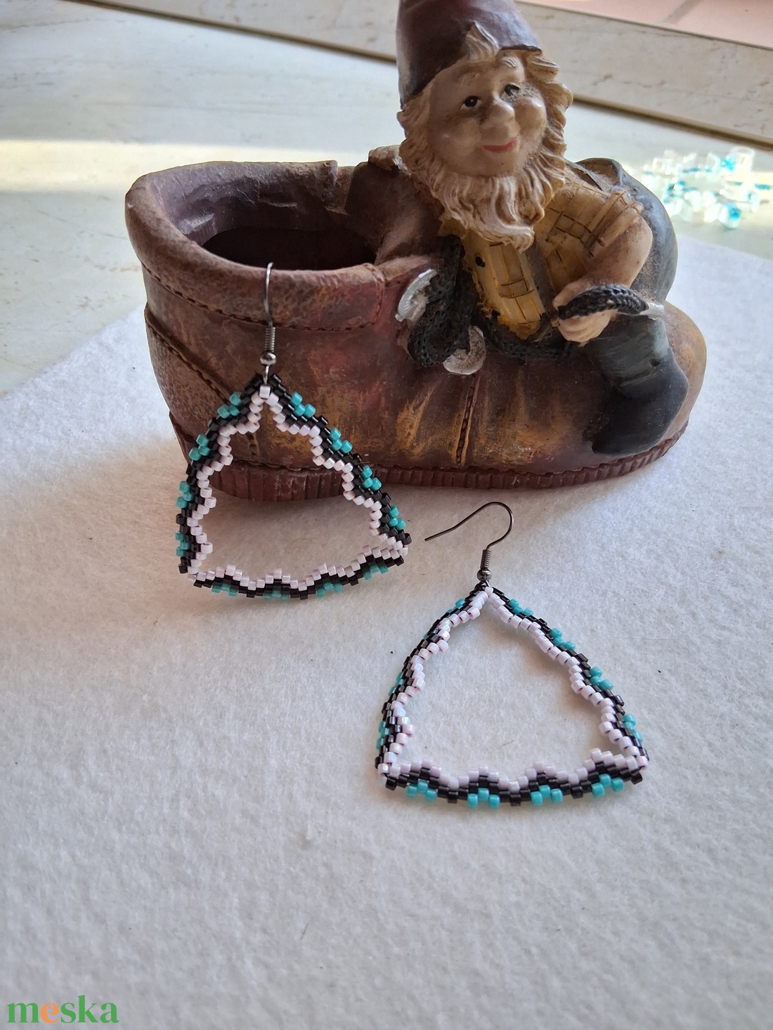 Keleti hangulat fülbevaló - ékszer - fülbevaló - lógó fülbevaló - Meska.hu