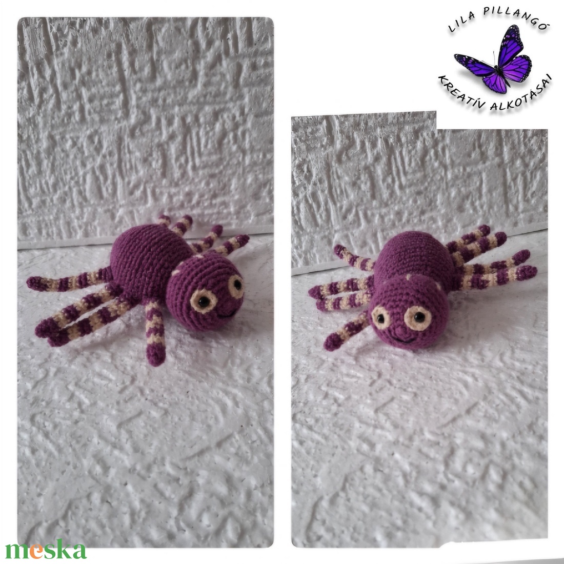 Amigurumi pók - játék & sport - plüssállat & játékfigura - más figura - Meska.hu