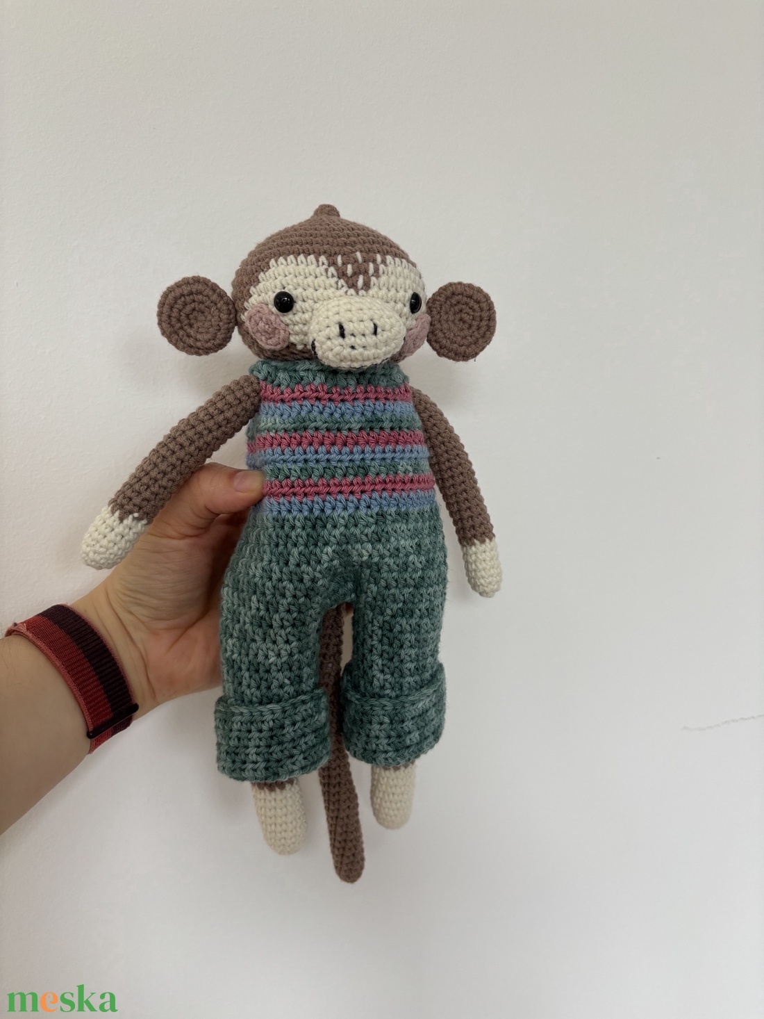 PicaPau horgolt majom - játék & sport - plüssállat & játékfigura - majom - Meska.hu