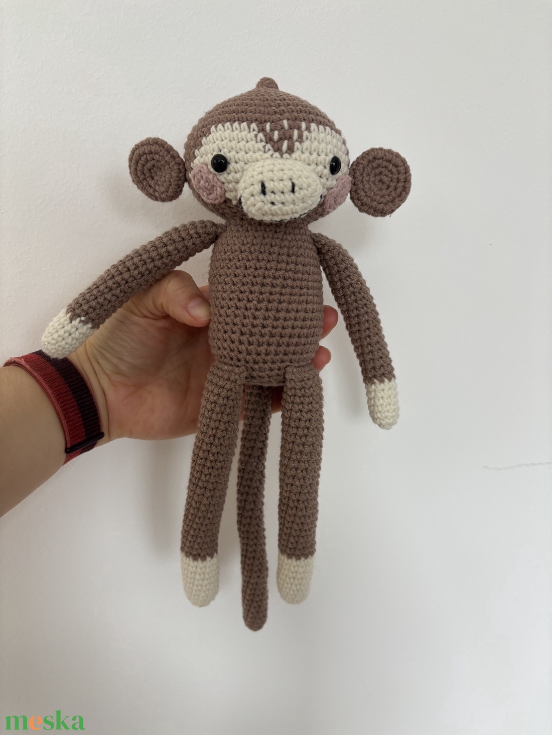 PicaPau horgolt majom - játék & sport - plüssállat & játékfigura - majom - Meska.hu