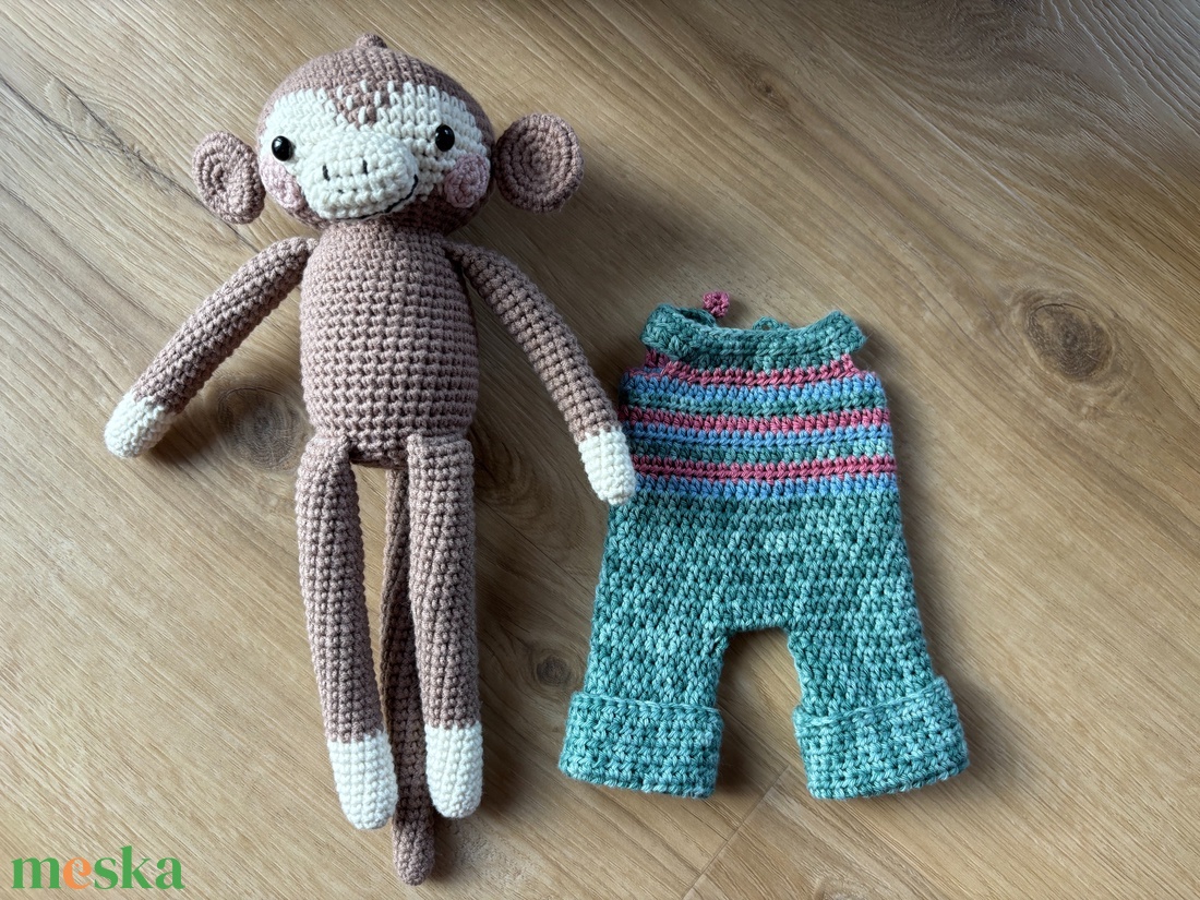 PicaPau horgolt majom - játék & sport - plüssállat & játékfigura - majom - Meska.hu