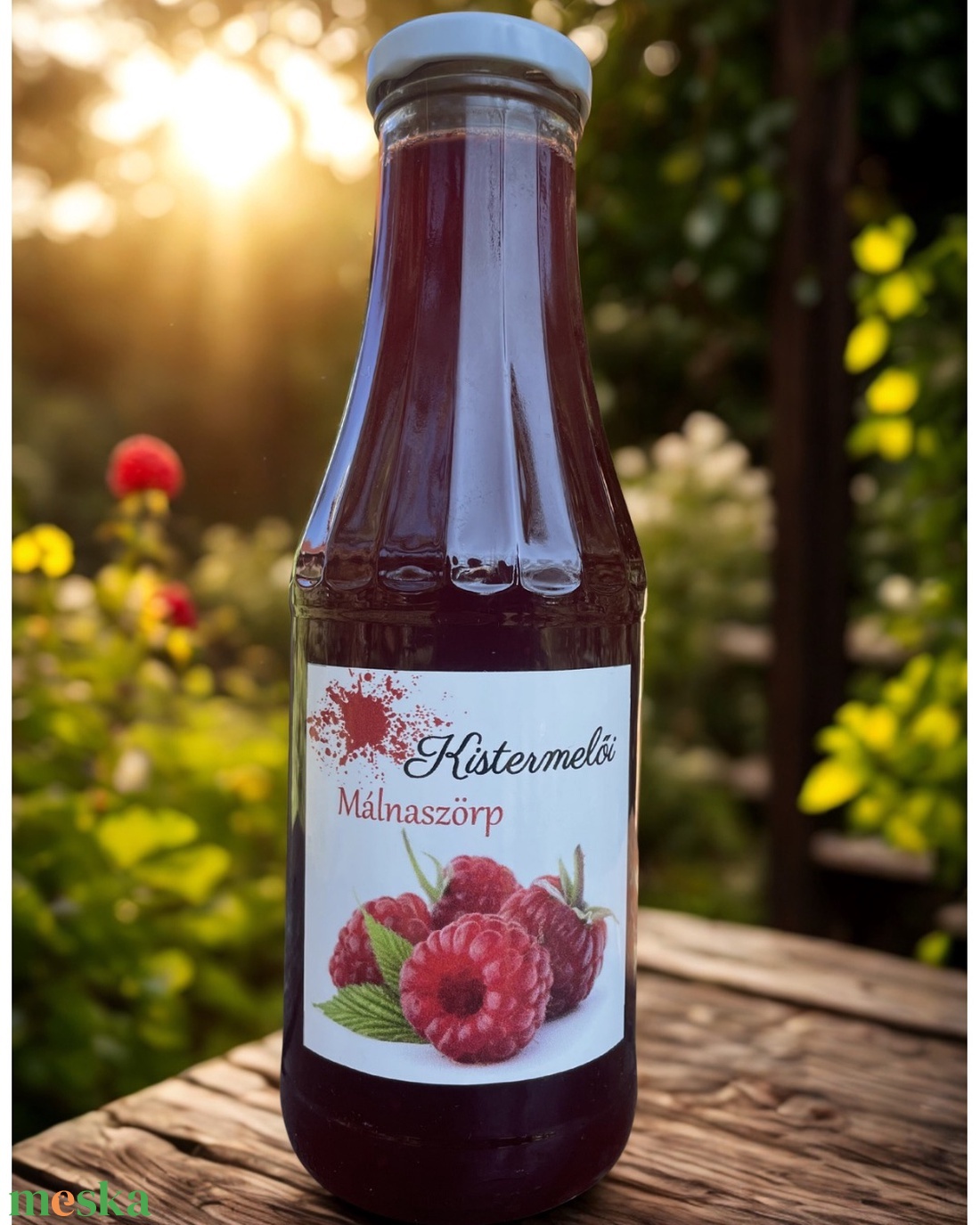Málnaszörp - élelmiszer - szörp - Meska.hu