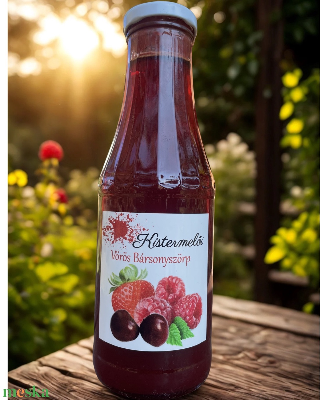 Vörös bársonyszörp - élelmiszer - szörp - Meska.hu