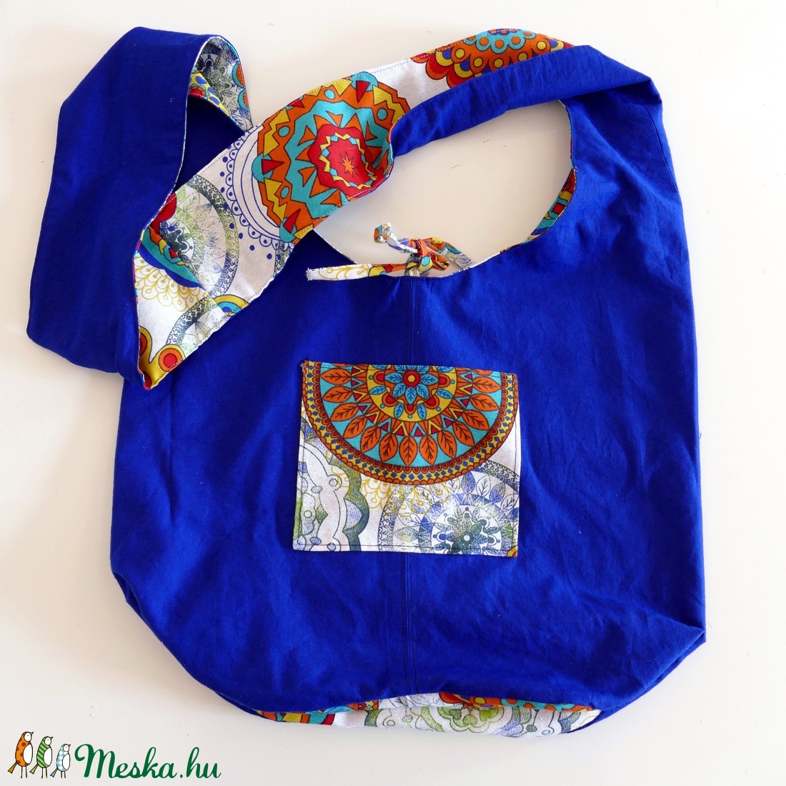 Hippi táska (hobo bag) - vállon átvetős, kifordítható táska, szatyor -  - Meska.hu