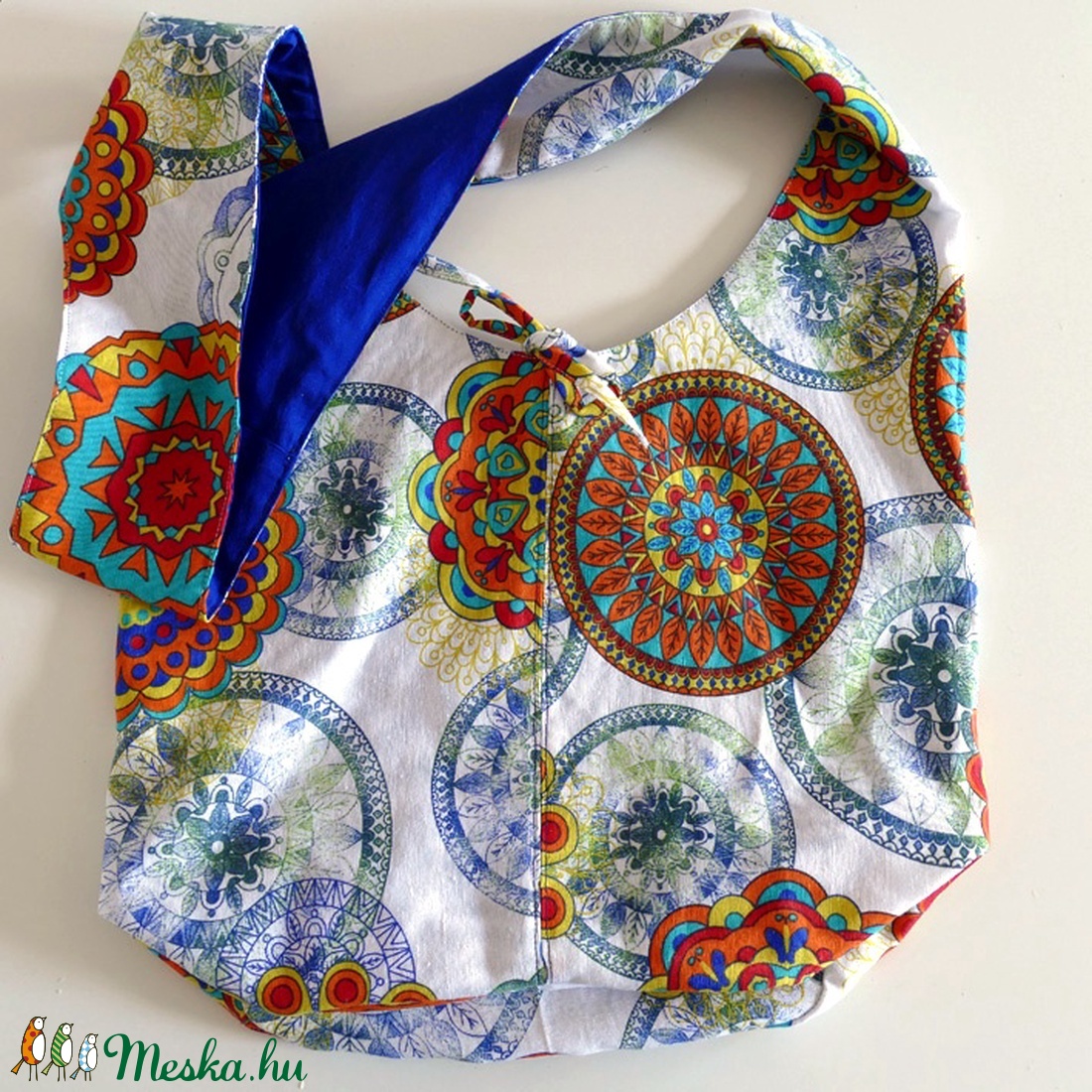 Hippi táska (hobo bag) - vállon átvetős, kifordítható táska, szatyor -  - Meska.hu