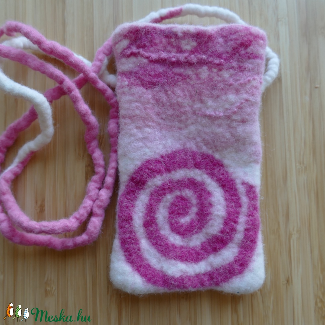 Pink spirál - nemezelt övtáska, tartó, tok - táska & tok - övtáska - Meska.hu Pink spirál - nemezelt övtáska, tartó, tok - táska & tok - övtáska - Meska.hu