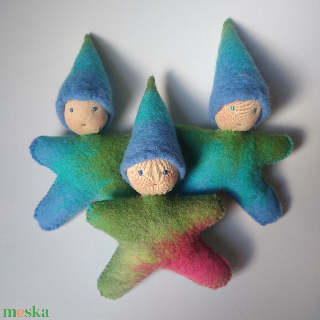 Csillagbaba bátyó - újra felhasznált, kimaradt anyagokból készült Waldorf manó  - játék & sport - baba & babaház - baba - Meska.hu