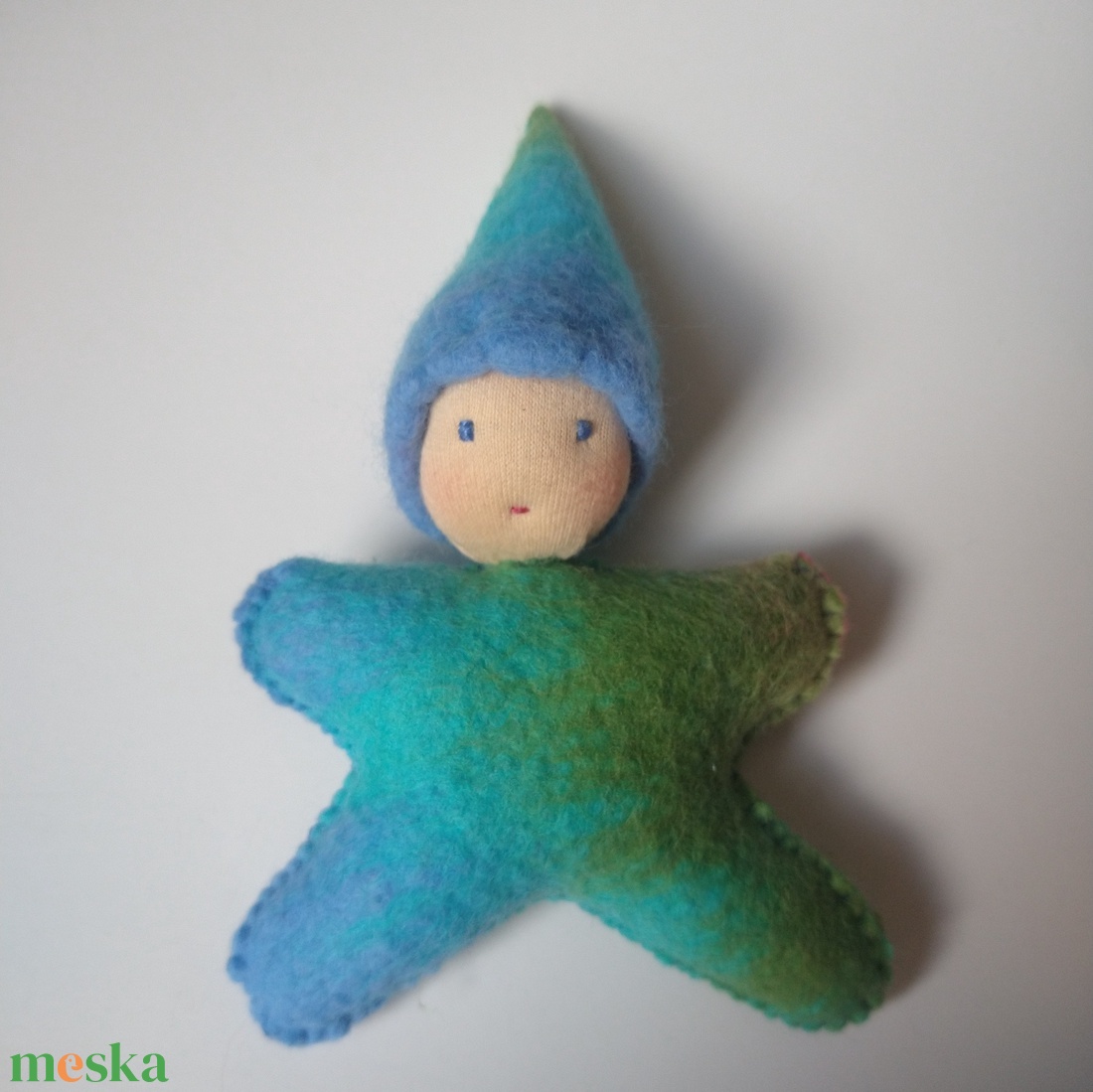 Csillagbaba bátyó - újra felhasznált, kimaradt anyagokból készült Waldorf manó  - játék & sport - baba & babaház - baba - Meska.hu