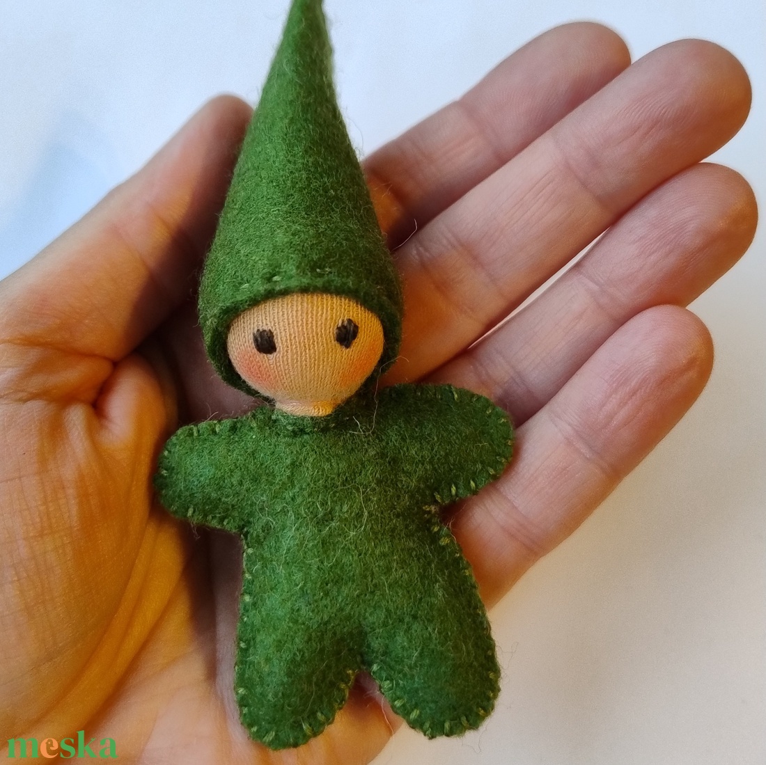 Marokmanó zöld - gyapjúfilc baba, Waldorf játék - játék & sport - baba & babaház - baba - Meska.hu Marokmanó zöld - gyapjúfilc baba, Waldorf játék - játék & sport - baba & babaház - baba - Meska.hu