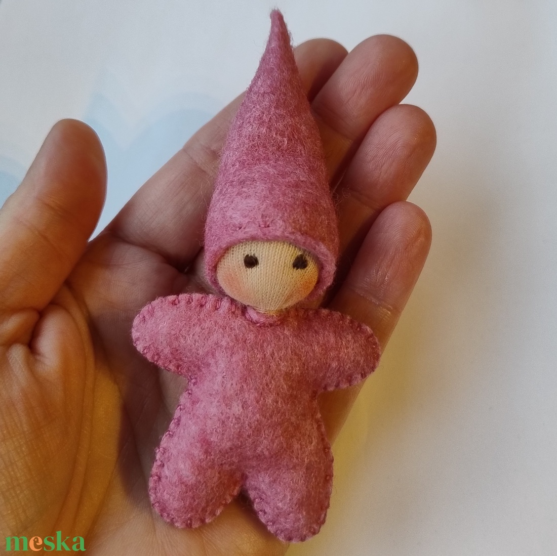 Marokmanó rózsaszín - gyapjúfilc baba, Waldorf játék - játék & sport - baba & babaház - baba - Meska.hu Marokmanó rózsaszín - gyapjúfilc baba, Waldorf játék - játék & sport - baba & babaház - baba - Meska.hu