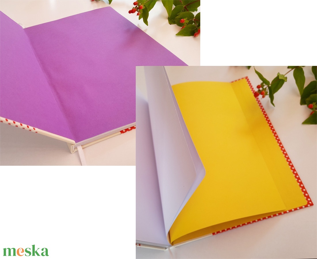 Egyedi sketchbook kézi kötéssel - rajzoláshoz és íráshoz - otthon & lakás - papír írószer - jegyzetfüzet & napló - Meska.hu
