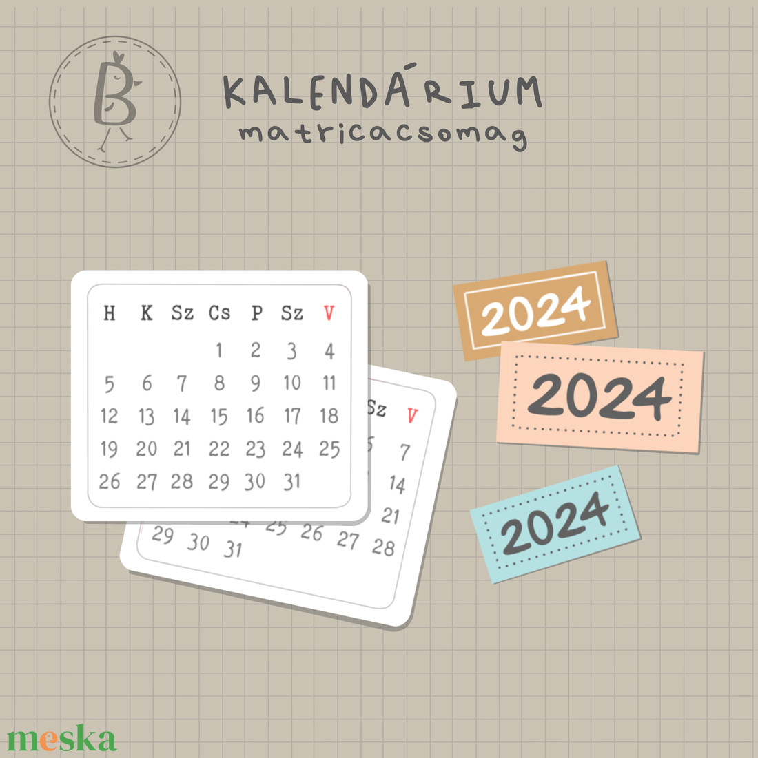 Kalendárium matricacsomag - otthon & életmód - papír, írószer - matrica, matrica csomag - Meska.hu Kalendárium matricacsomag - otthon & életmód - papír, írószer - matrica, matrica csomag - Meska.hu