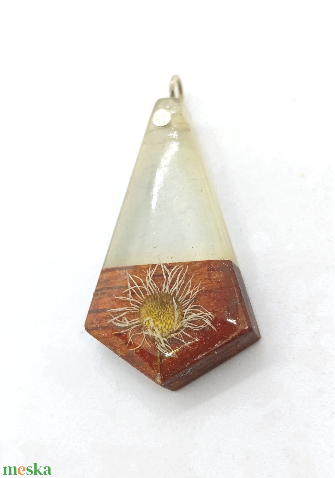 Seprencevirágos gyanta medál - ékszer - nyaklánc - medál - Meska.hu