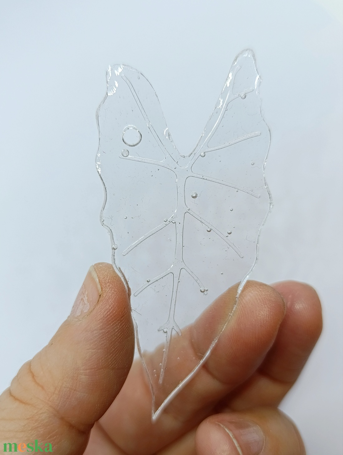 Anthurium leveles gyanta dísz - kellékek & szerszámok - dekorációs kellékek - figurák - Meska.hu