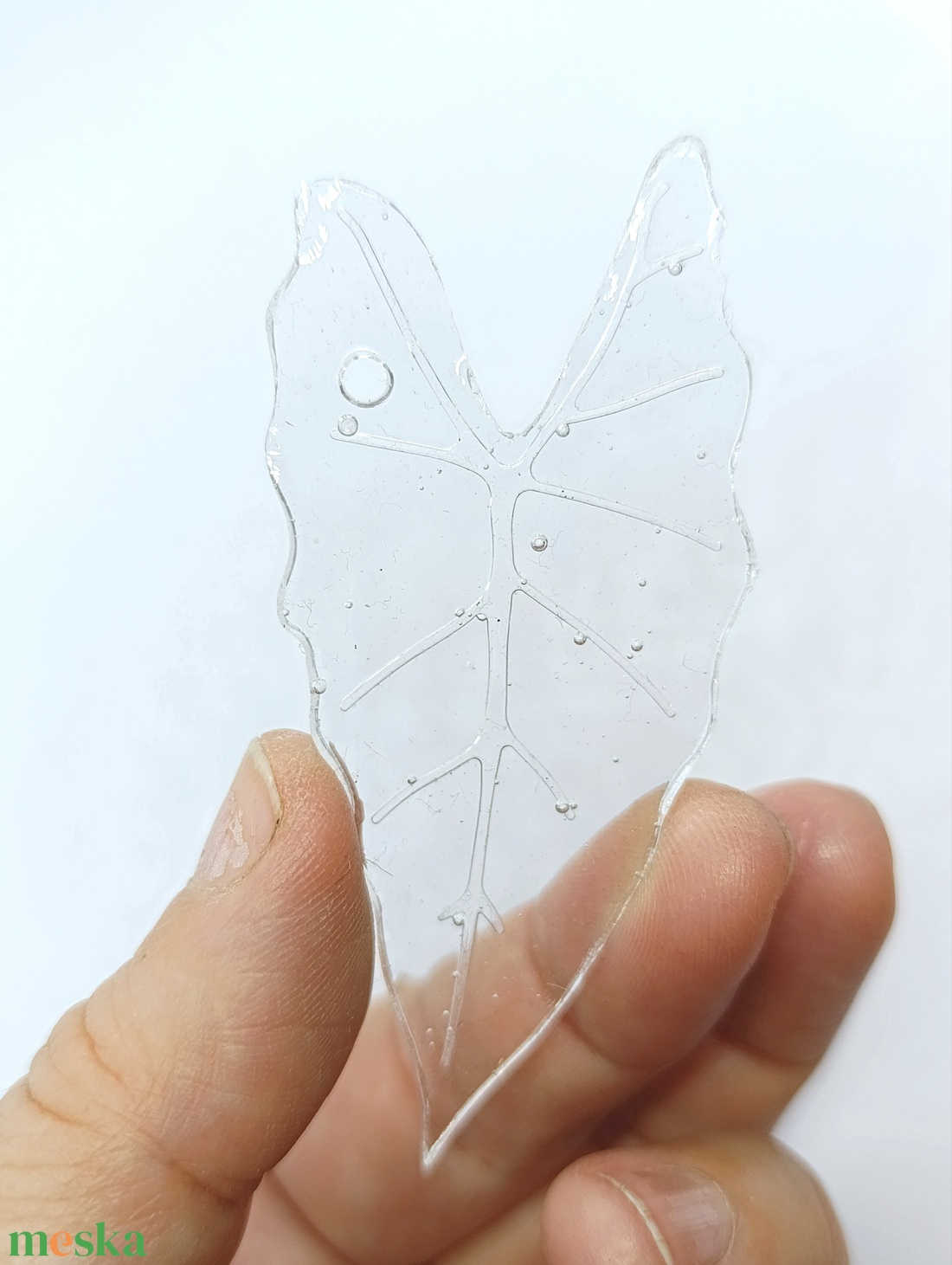 Anthurium leveles gyanta dísz - kellékek & szerszámok - dekorációs kellékek - figurák - Meska.hu