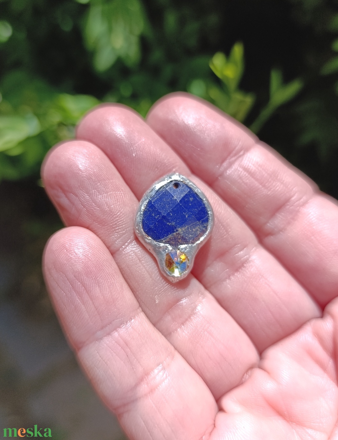 Lapis medál rivolival - ékszer - nyaklánc - medál - Meska.hu