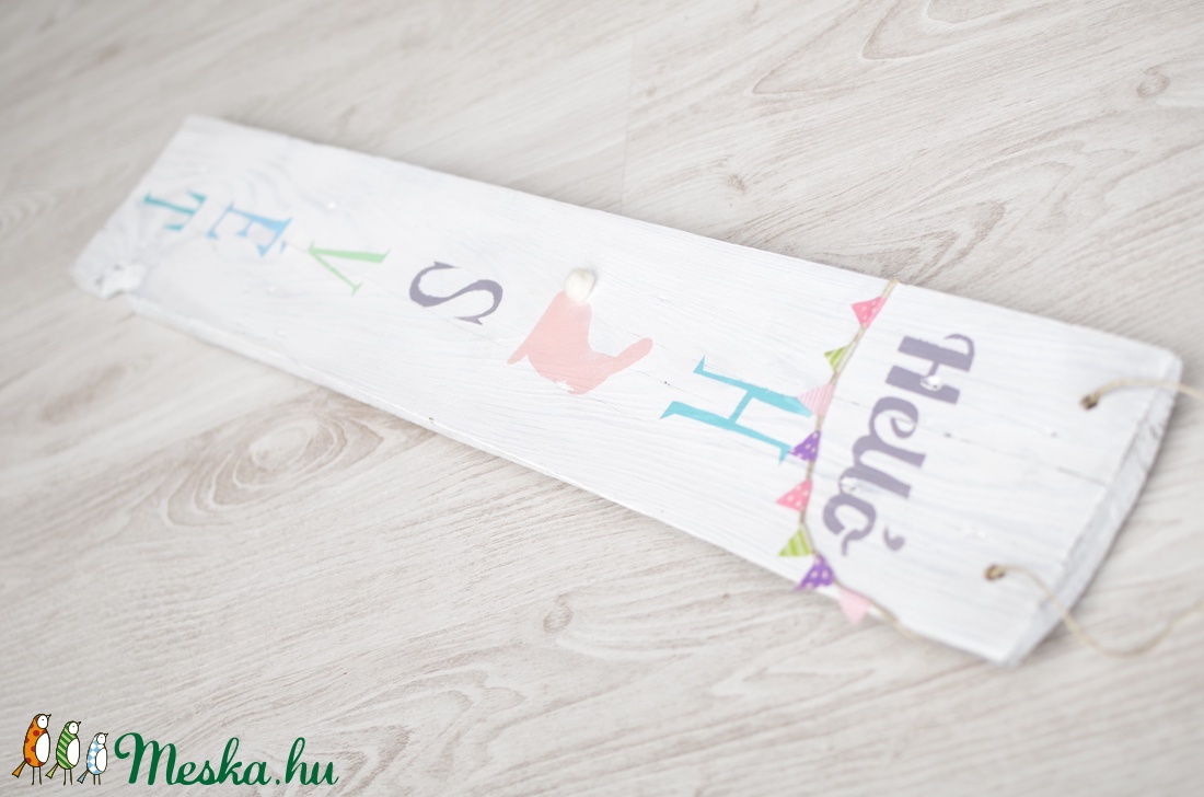 Helló húsvét fatábla -  - Meska.hu