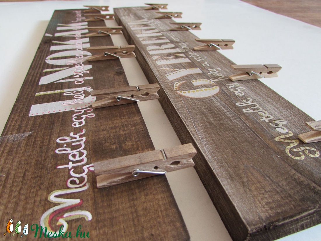 Fényképtartó UNOKÁK - GYEREKEK felirattal -  - Meska.hu