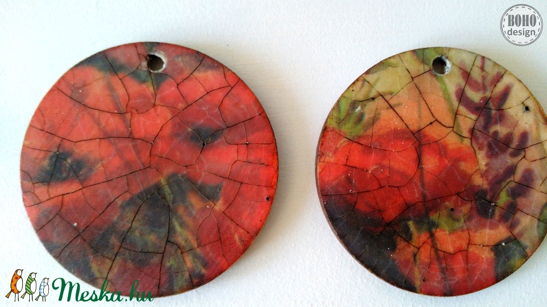 Aszimetrikus fülbevaló -  - Meska.hu