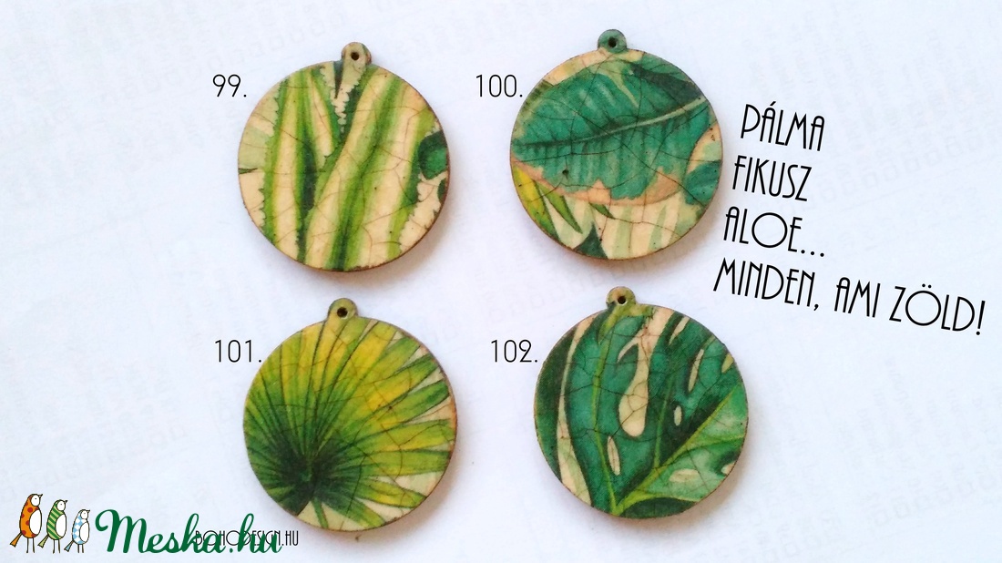 Aszimmetrikus fülbevaló -  - Meska.hu