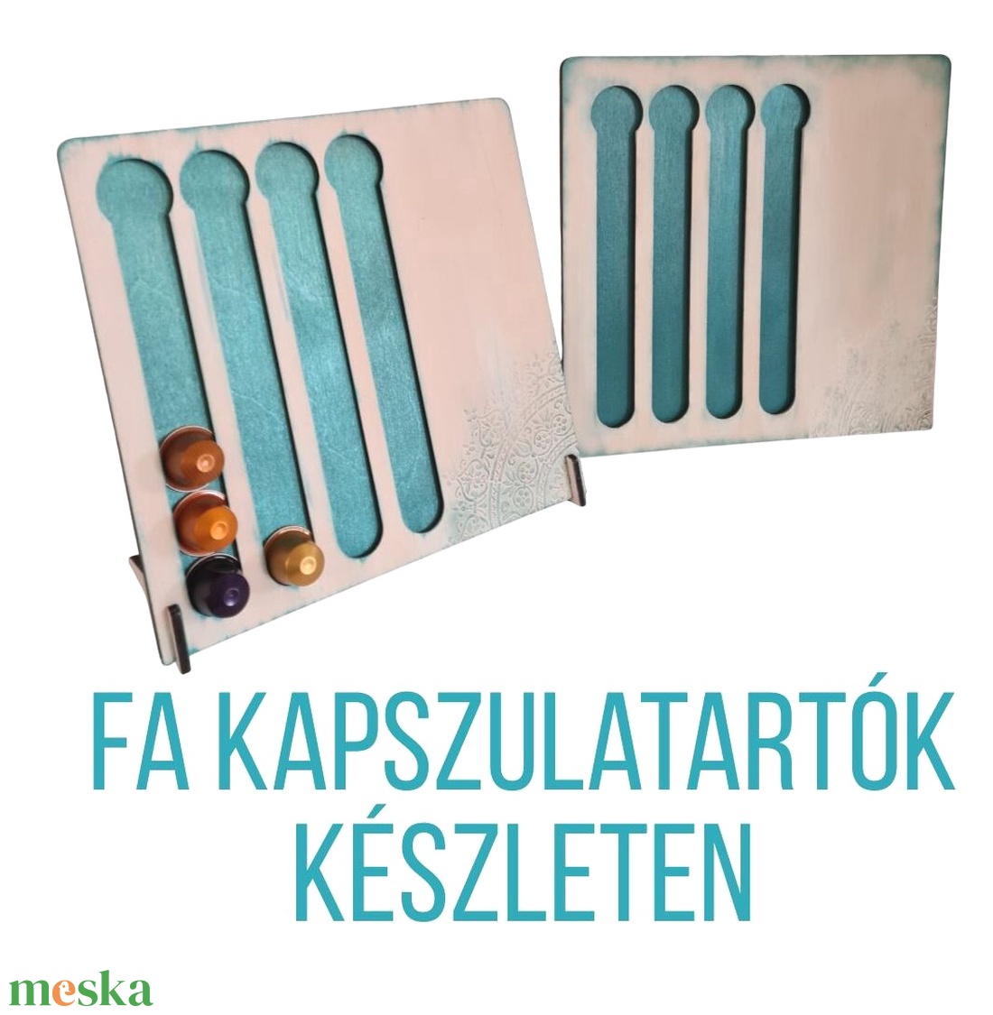 Kapszulatartók fából, Nespresso, Dolce Gusto KÉSZLETEN, GYORS SZÁLLÍTÁS - otthon & életmód - konyhafelszerelés, tálalás - konyhai tárolás - tea & kávé tárolás - Meska.hu