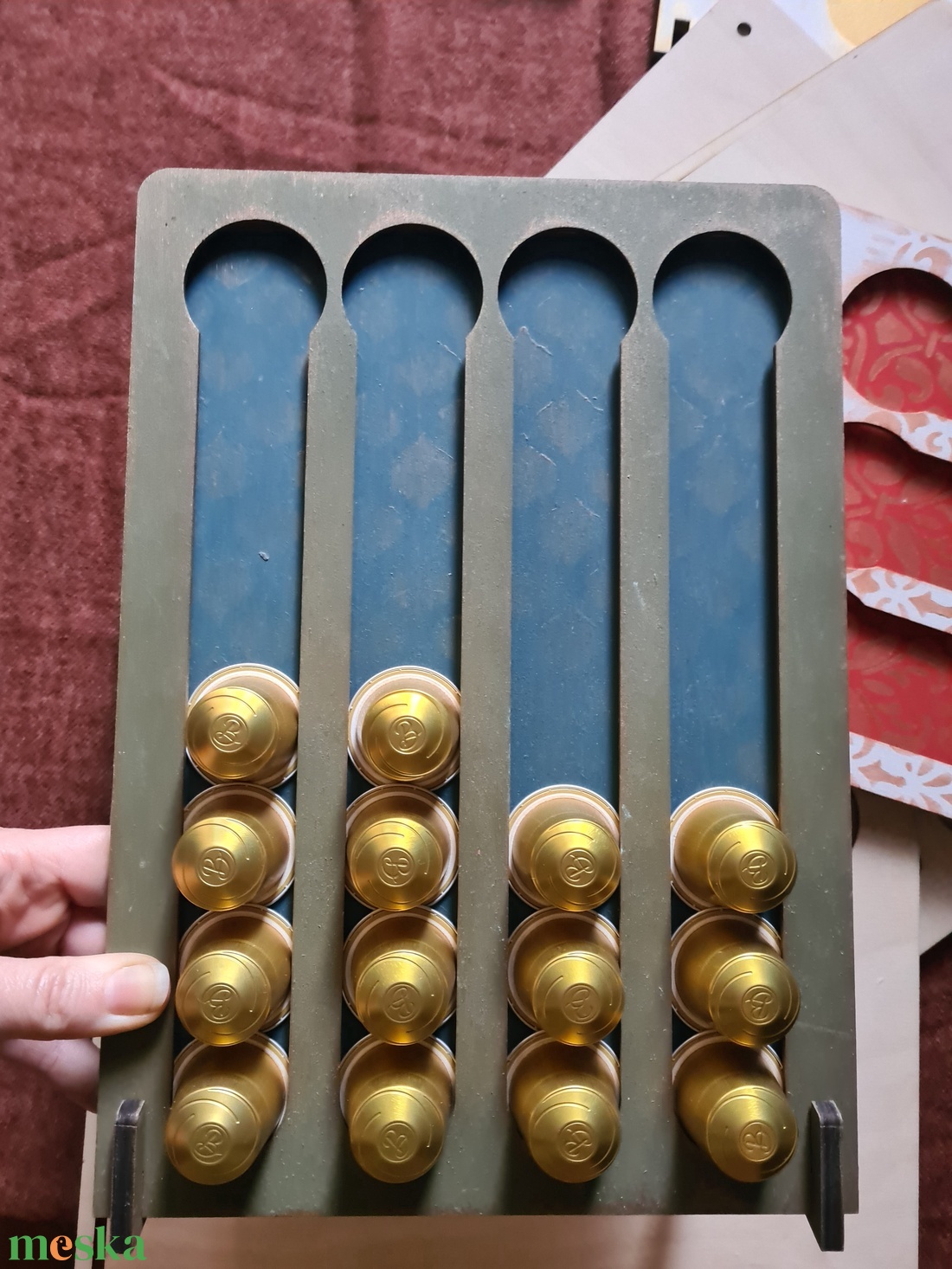 Kapszulatartók fából, Nespresso, Dolce Gusto KÉSZLETEN, GYORS SZÁLLÍTÁS - otthon & életmód - konyhafelszerelés, tálalás - konyhai tárolás - tea & kávé tárolás - Meska.hu