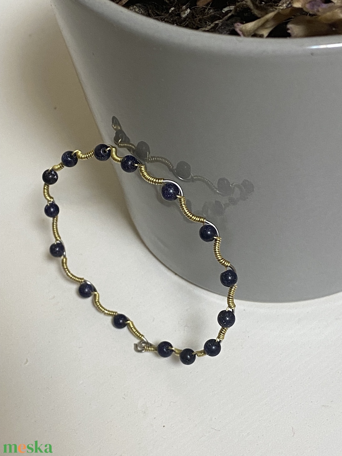 Blaufluss köves karkötő - ékszer - karkötő - ásványkarkötő - Meska.hu