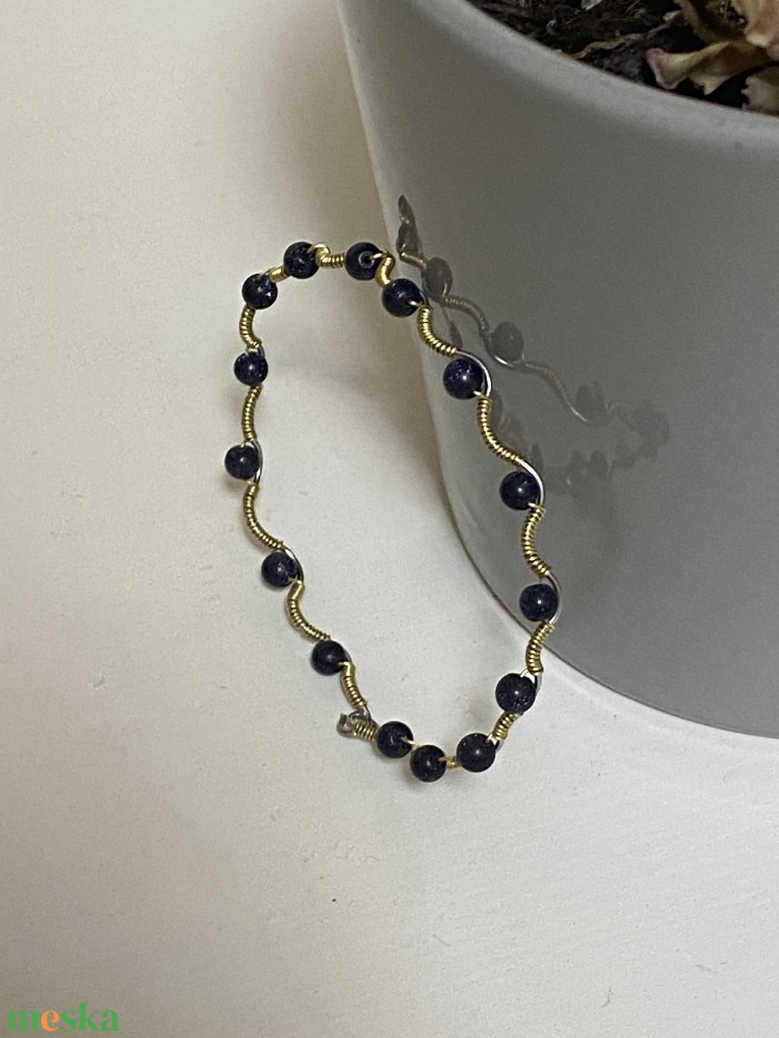 Blaufluss köves karkötő - ékszer - karkötő - ásványkarkötő - Meska.hu