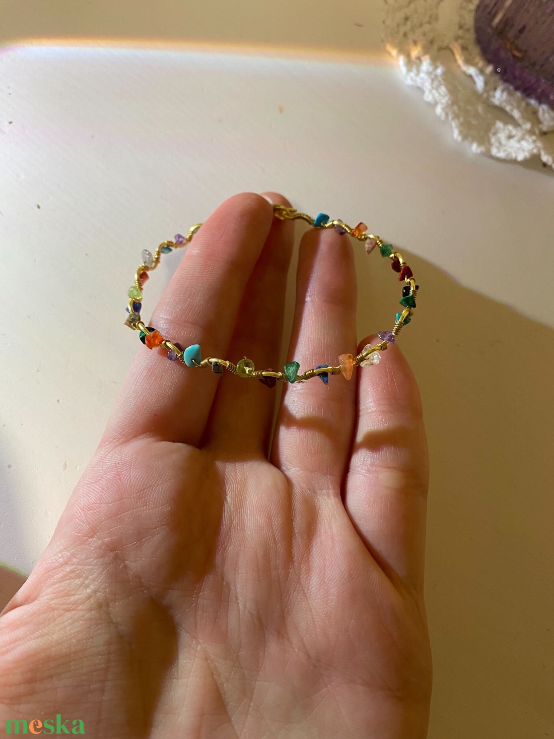 Ásvány karkötő - ékszer - karkötő - ásványkarkötő - Meska.hu