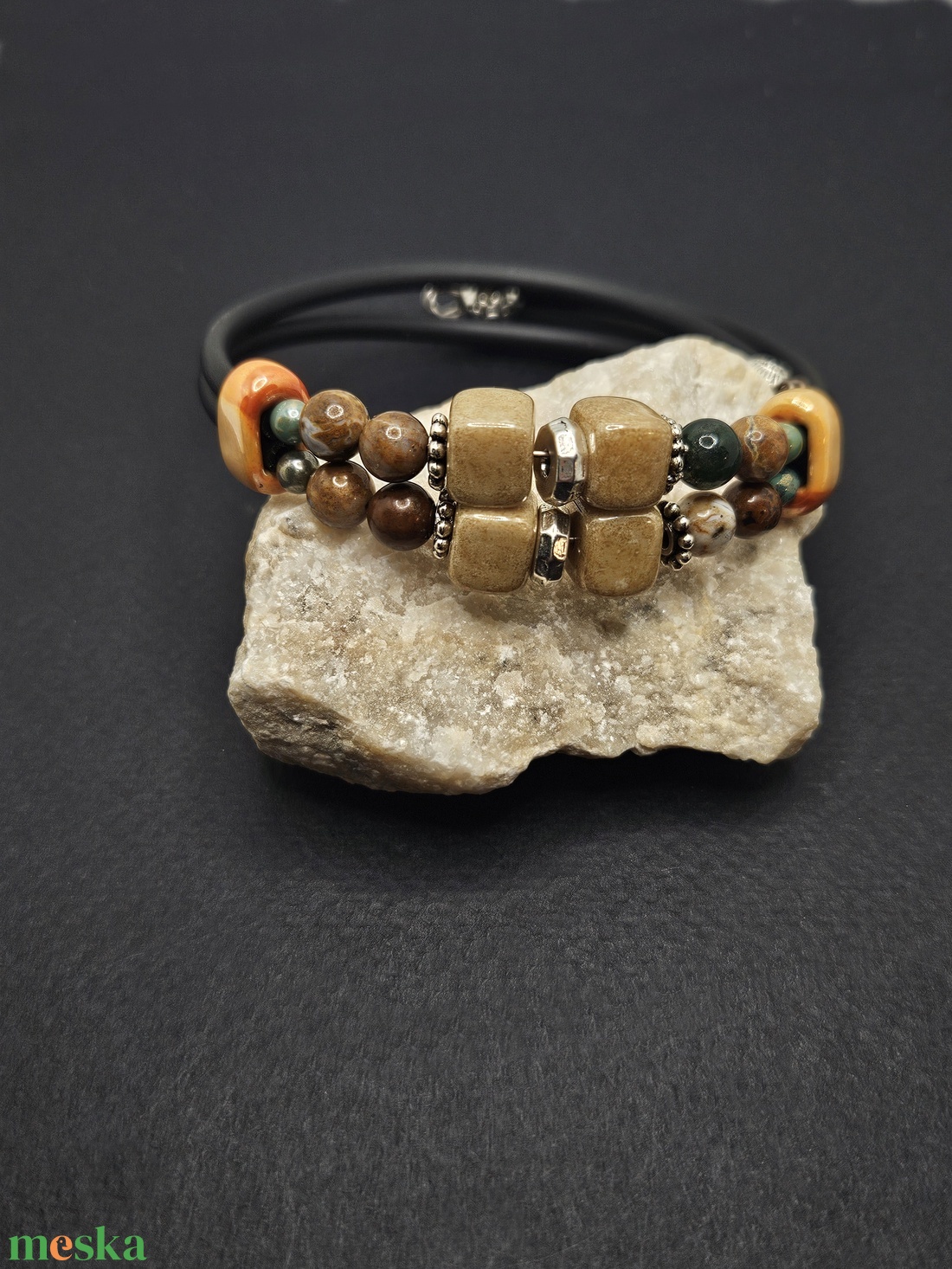 Két soros karperec - ékszer - karkötő - memóriadrótos karkötő - Meska.hu