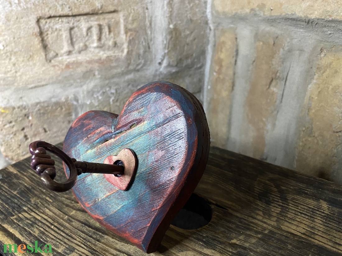 Szíved kulcsa - esküvő - dekoráció - asztaldísz - Meska.hu