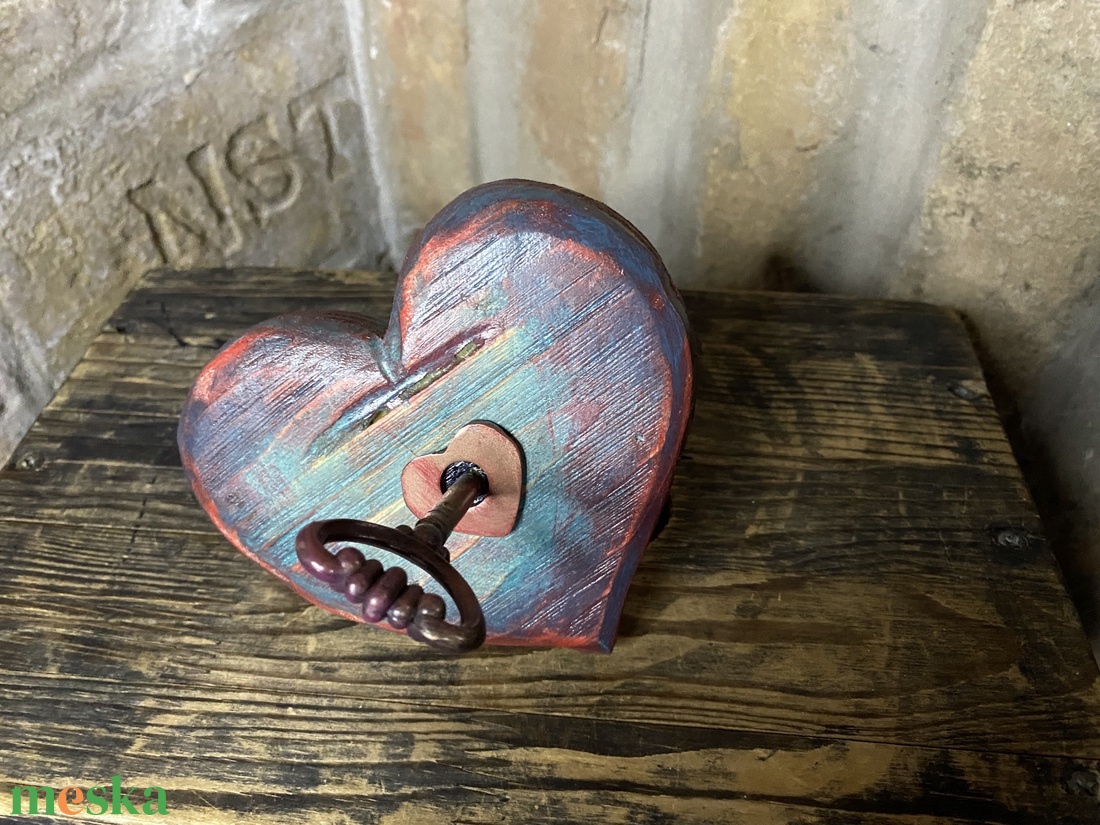 Szíved kulcsa - esküvő - dekoráció - asztaldísz - Meska.hu