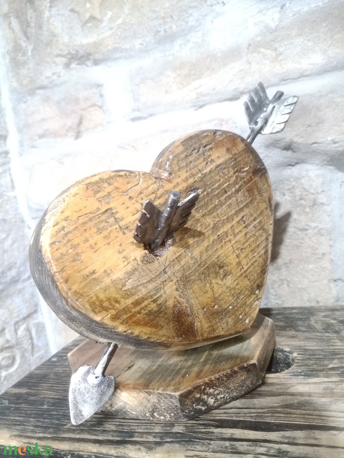 Fa szív - otthon & életmód - dekoráció - dísztárgy - Meska.hu