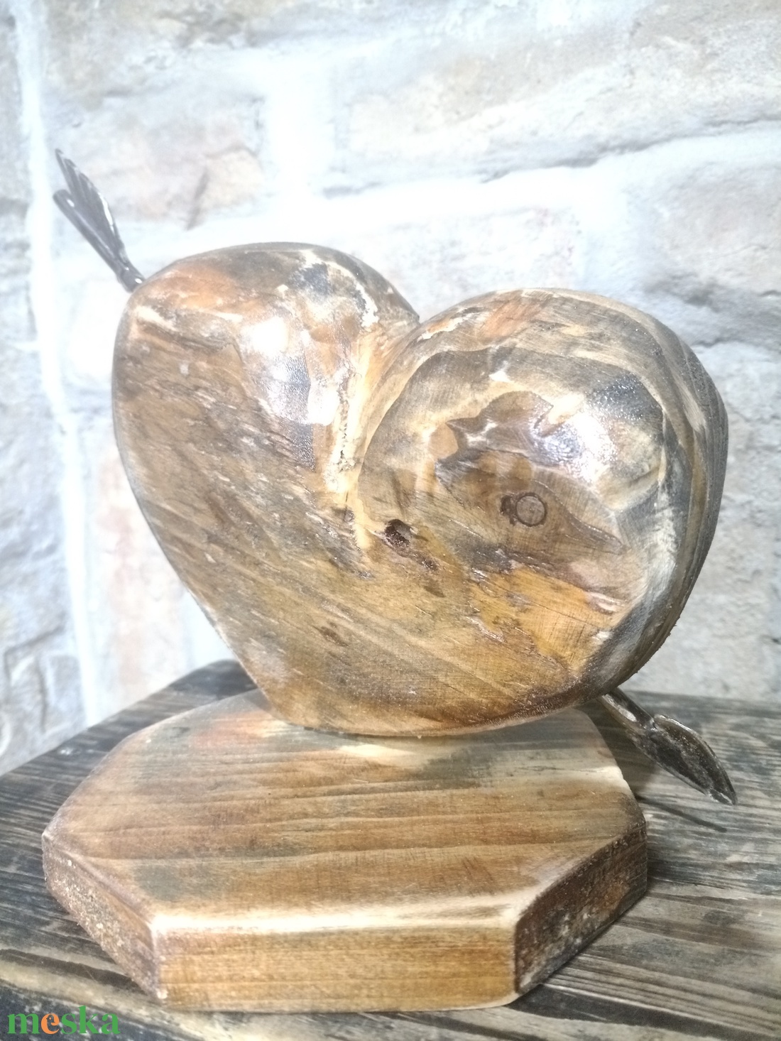 Fa szív - otthon & életmód - dekoráció - dísztárgy - Meska.hu