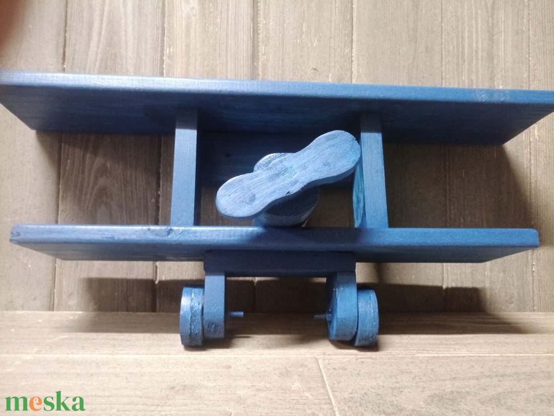 Gyermekszoba polc(kék) - otthon & életmód - babaszoba, gyerekszoba - babaszoba dekoráció - Meska.hu