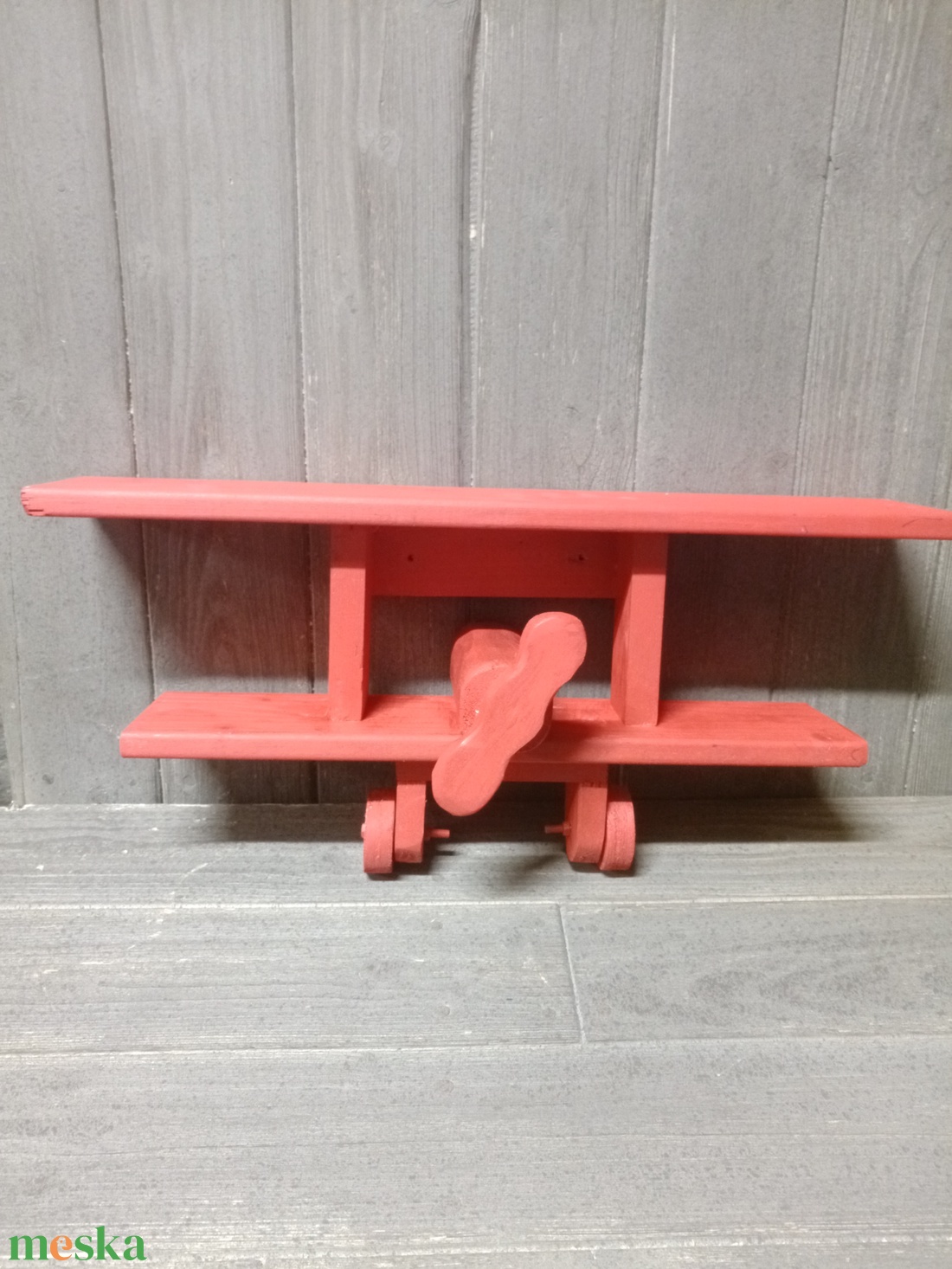 Gyermekszoba polc (piros) - otthon & életmód - babaszoba, gyerekszoba - babaszoba dekoráció - Meska.hu