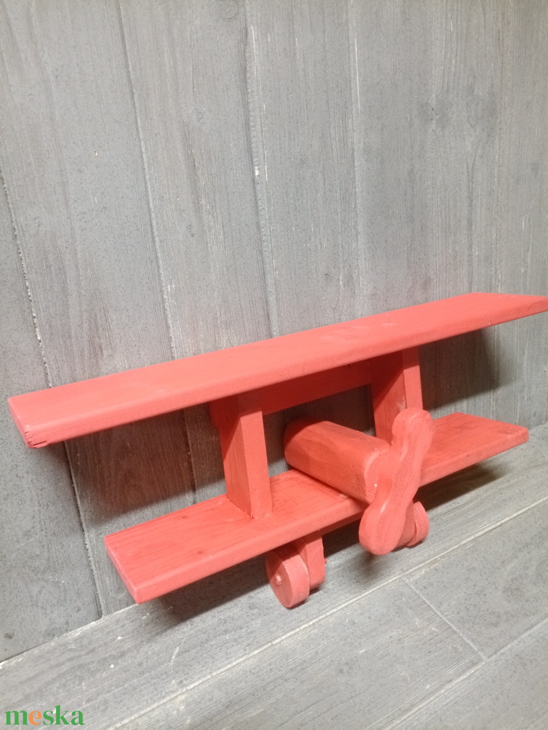 Gyermekszoba polc (piros) - otthon & életmód - babaszoba, gyerekszoba - babaszoba dekoráció - Meska.hu