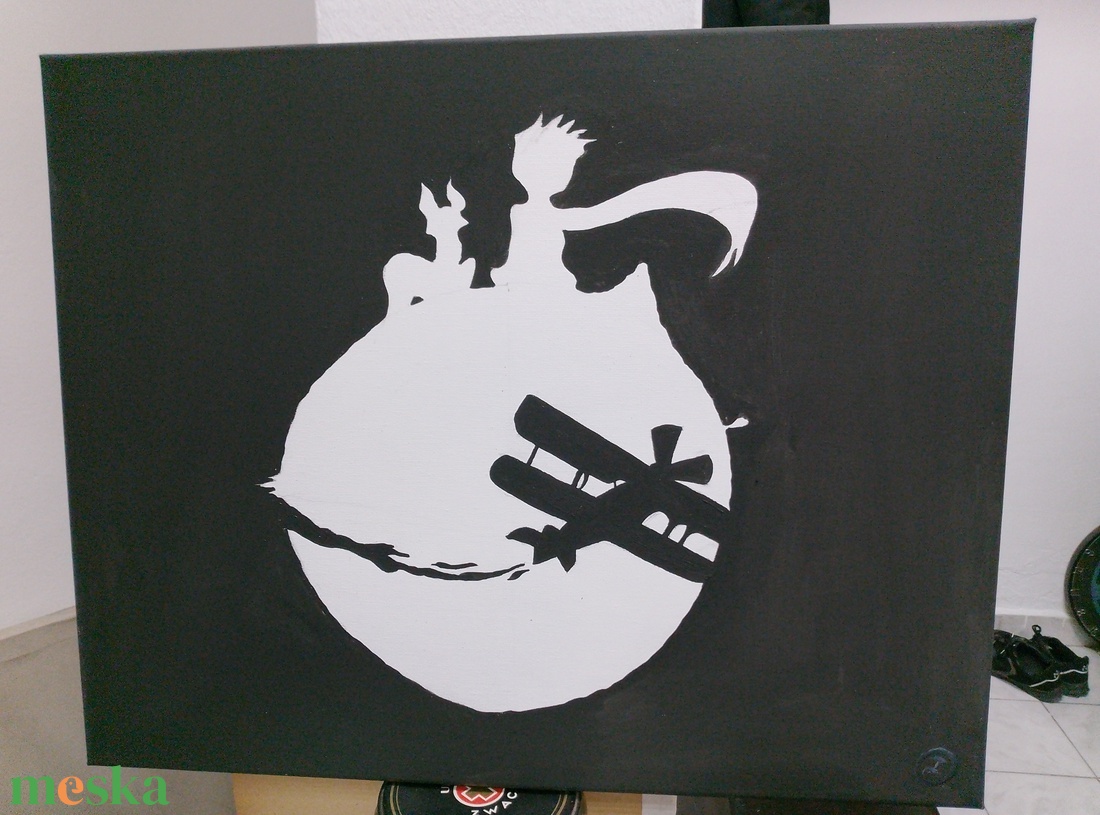 Kis herceg akrillfestmény  - művészet - festmény - akril - Meska.hu