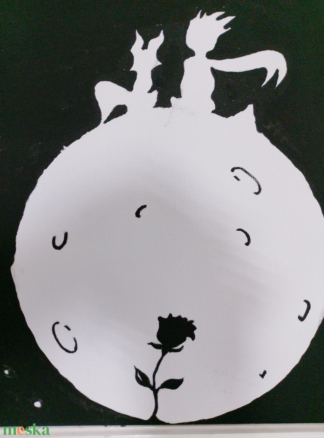 Kis herceg akrillfestmény  - művészet - festmény - akril - Meska.hu