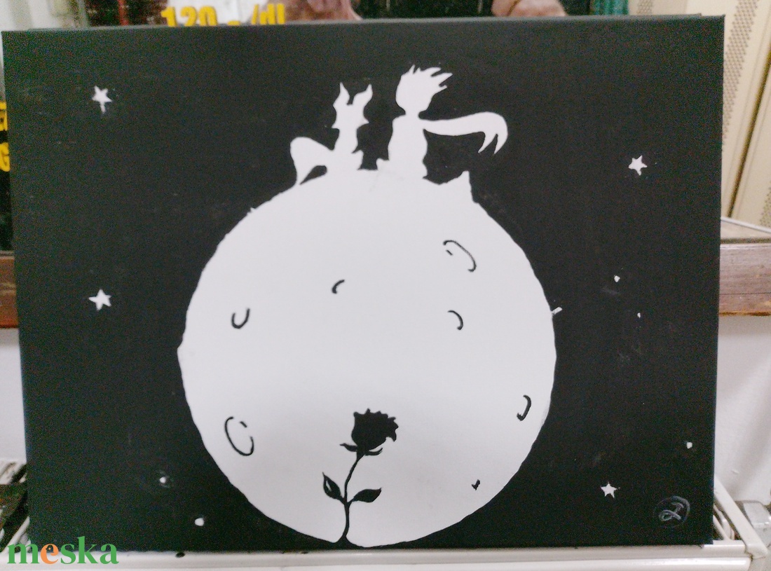 Kis herceg akrillfestmény  - művészet - festmény - akril - Meska.hu