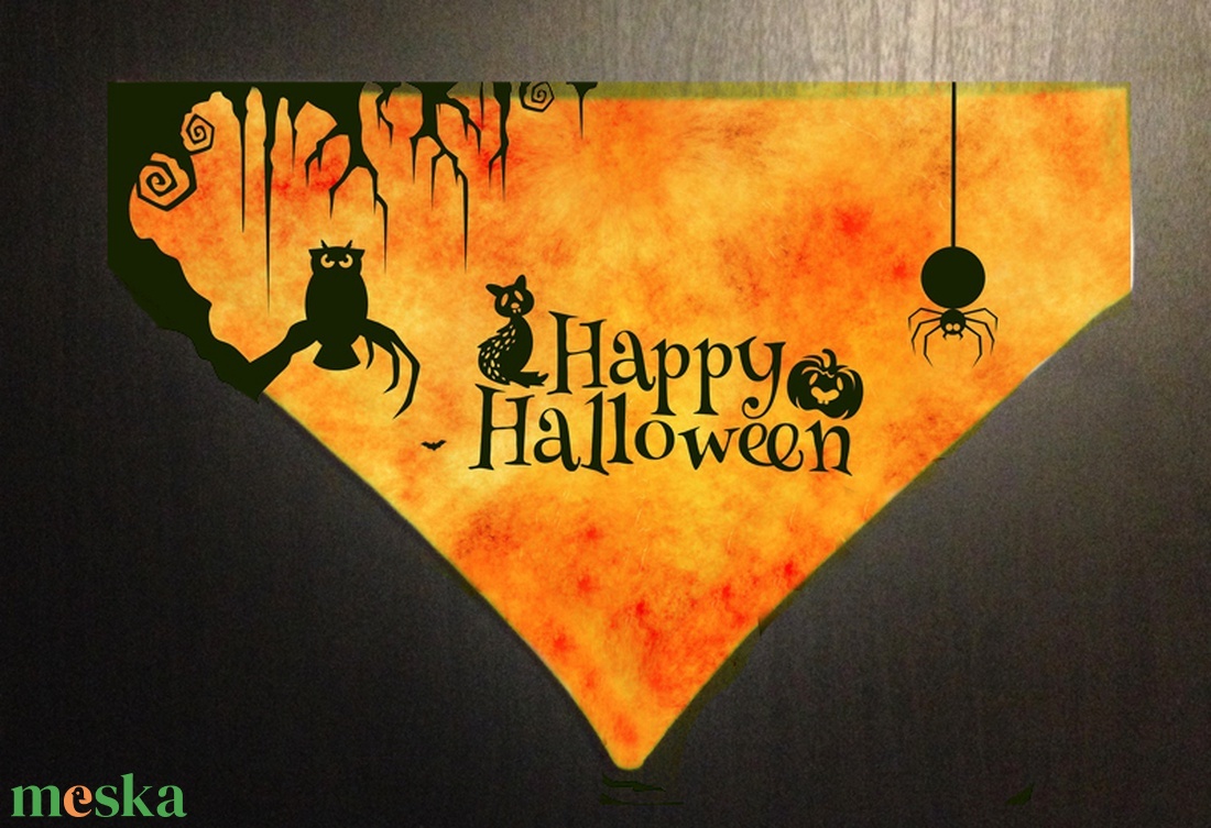 Halloween-i kutyakendő - otthon & életmód - dekoráció - halloween - halloweeni jelmez és kiegészítők - Meska.hu Halloween-i kutyakendő - otthon & életmód - dekoráció - halloween - halloweeni jelmez és kiegészítők - Meska.hu