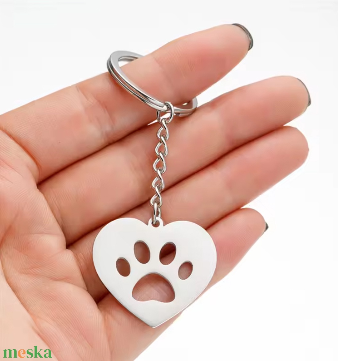 Kutyás nemesacél kulcstartó vagy nyaklánc - ékszer - nyaklánc - medálos nyaklánc - Meska.hu