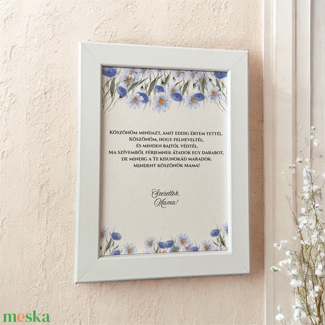 Nagymama köszöntő - esküvő - emlék & ajándék - szülőköszöntő ajándék - Meska.hu