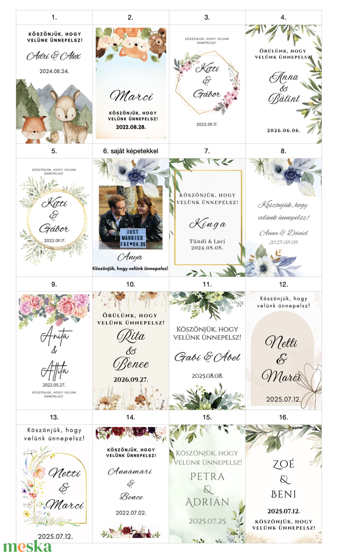 Pálinkás üveg - esküvő - emlék & ajándék - köszönőajándék - Meska.hu