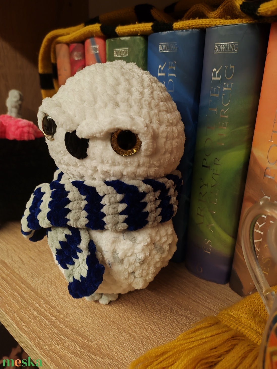 Horgolt Hedwig Inspirálta Bagoly - 20 cm-es Amigurumi Dekoráció vagy Ajándék - játék & sport - plüssállat & játékfigura - plüss mesefigurák - Meska.hu Horgolt Hedwig Inspirálta Bagoly - 20 cm-es Amigurumi Dekoráció vagy Ajándék - játék & sport - plüssállat & játékfigura - plüss mesefigurák - Meska.hu