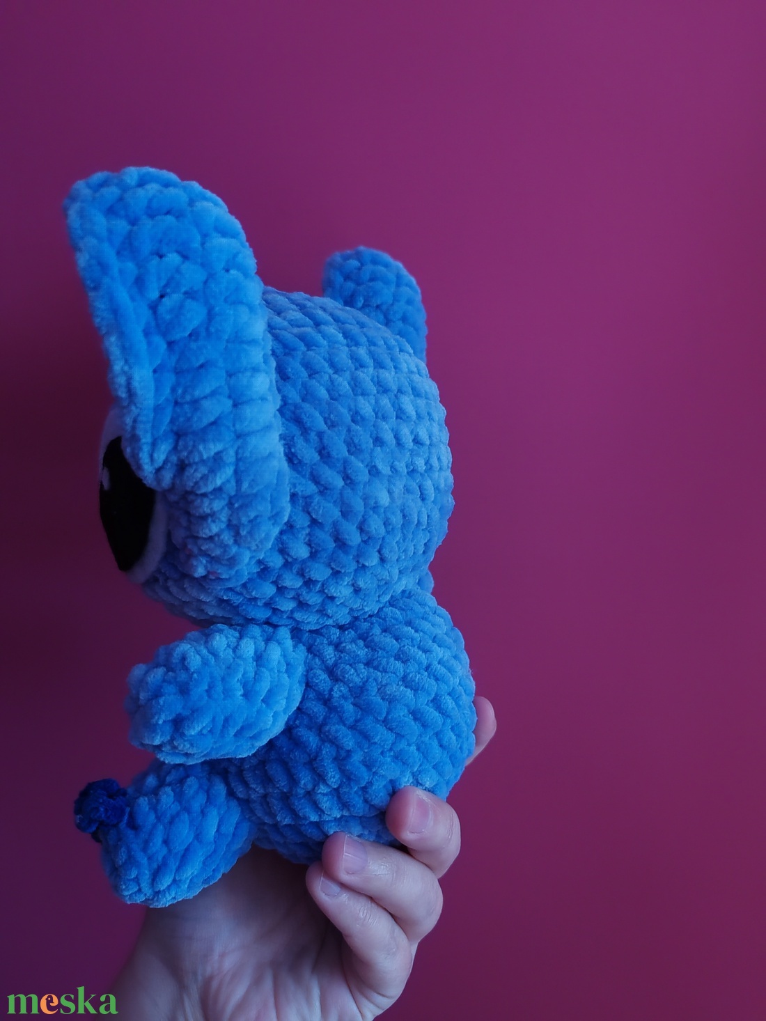 Horgolt Disney Stitch Inspirálta Kék Űrlény - 18 cm-es Amigurumi Plüssfigura Ajándékba vagy Dekorációnak - játék & sport - plüssállat & játékfigura - más figura - Meska.hu Horgolt Disney Stitch Inspirálta Kék Űrlény - 18 cm-es Amigurumi Plüssfigura Ajándékba vagy Dekorációnak - játék & sport - plüssállat & játékfigura - más figura - Meska.hu